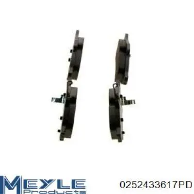 Передние тормозные колодки 04465YZZR3 Toyota