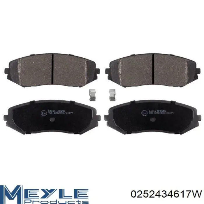 Задние дисковые колодки Honda 43022SWWG02