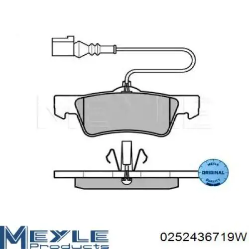 Купить B111134 Denckermann Колодки тормозные задние, дисковые