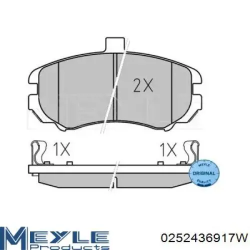 Передние тормозные колодки GK0497 CTR