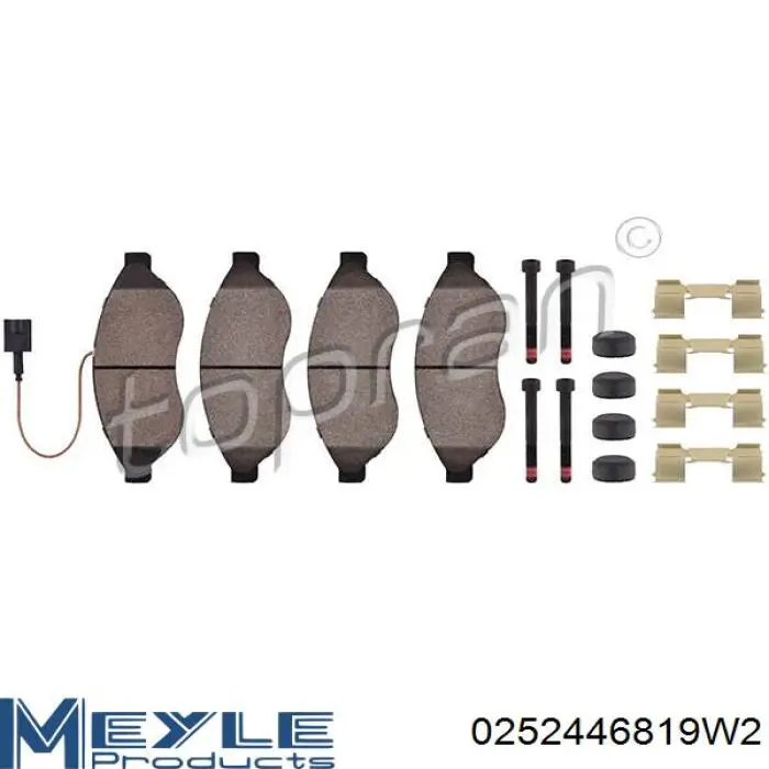 Передние тормозные колодки 425357 Peugeot/Citroen