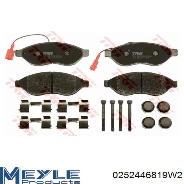 Купить D286E Dafmi Колодки тормозные
