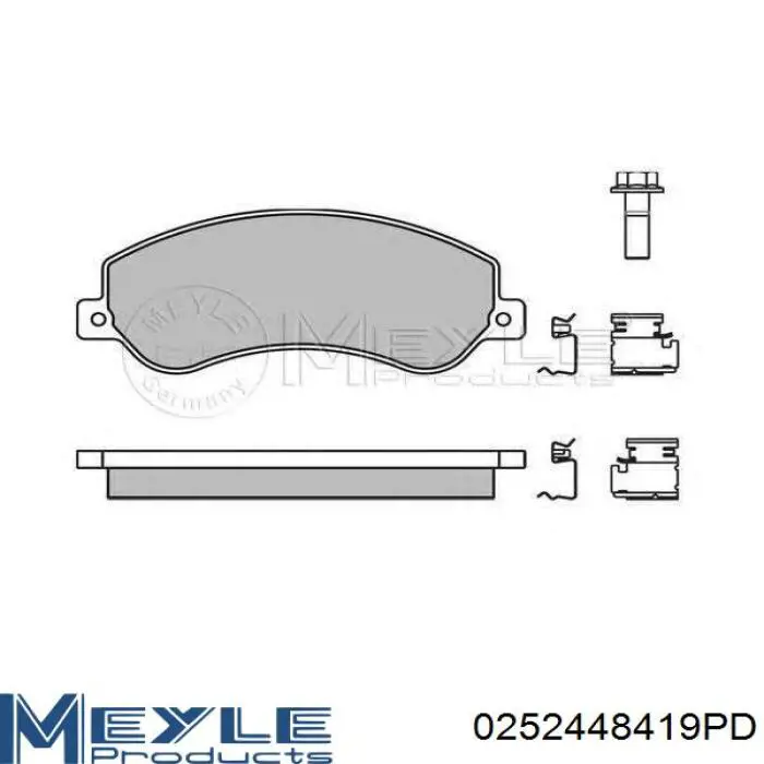 Передние тормозные колодки RD330158PRF Rider