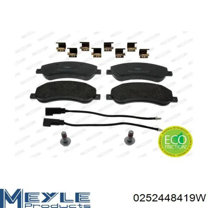 Купить 0252448419W Meyle Колодки тормозные