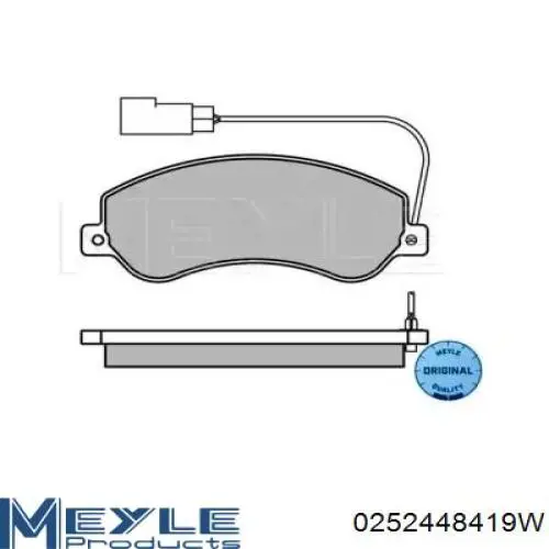 Тормозные колодки Meyle 0252448419W