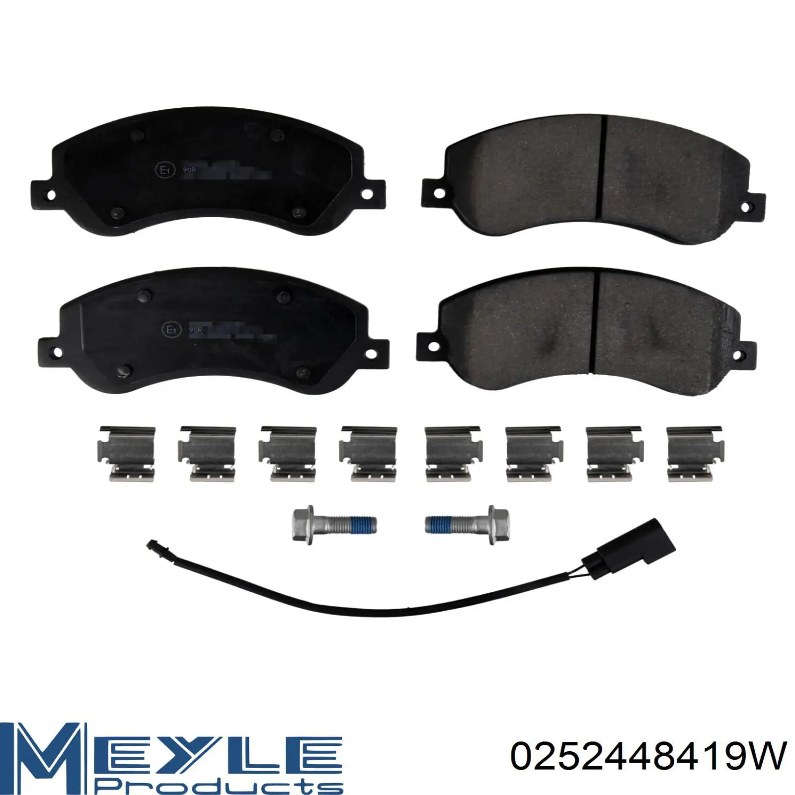 0252448419W Meyle Колодки передние