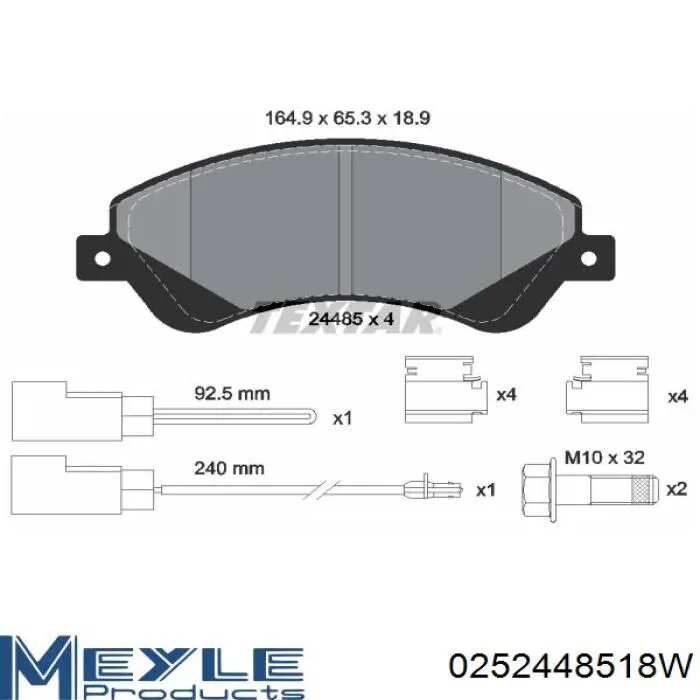 Колодки Ford T206664 цена, от 27.87 USD
