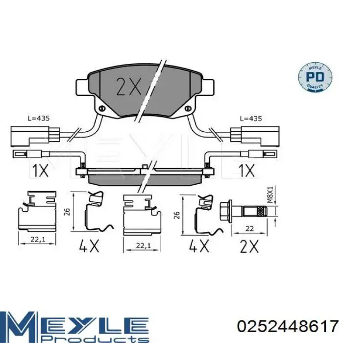 Задние тормозные колодки QE2318E Q-top