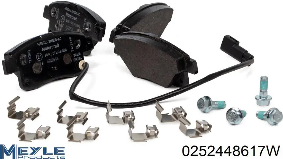 Купить T174811 Ford Колодки тормозные задние, дисковые