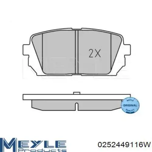 Купить PKBE34 Parts-Mall Колодки тормозные задние, дисковые