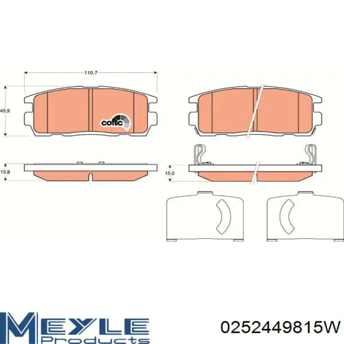 0252449815W Meyle