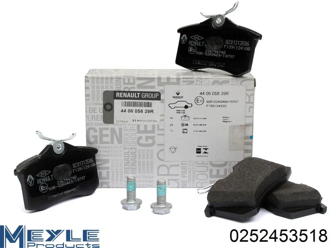 7711946199 Renault (RVI) Колодки передние