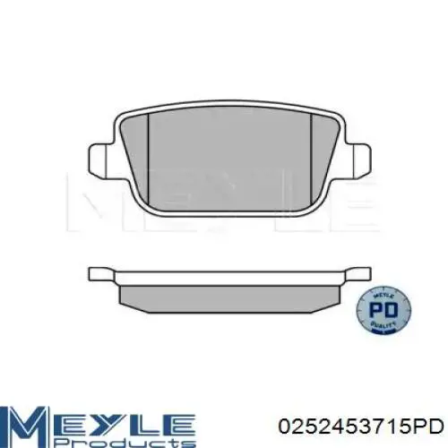 Задние тормозные колодки 6G912MM08GC Ford