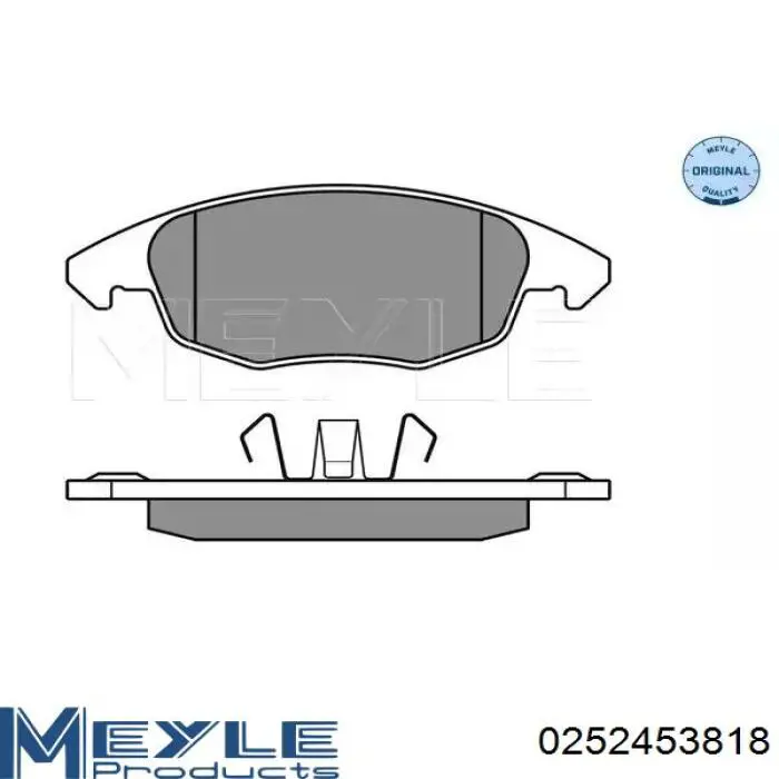 Колодки тормозные передние дисковые на Citroen C4 GRAND PICASSO 