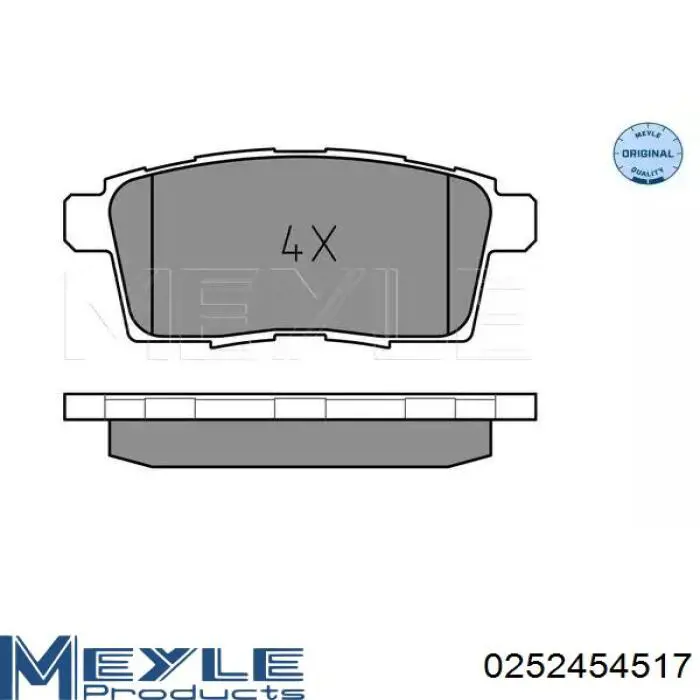 Колодки тормозные задние дисковые на Mazda CX-7  Sport 