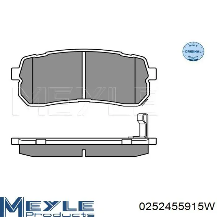 Задние тормозные колодки MPH43 Mando