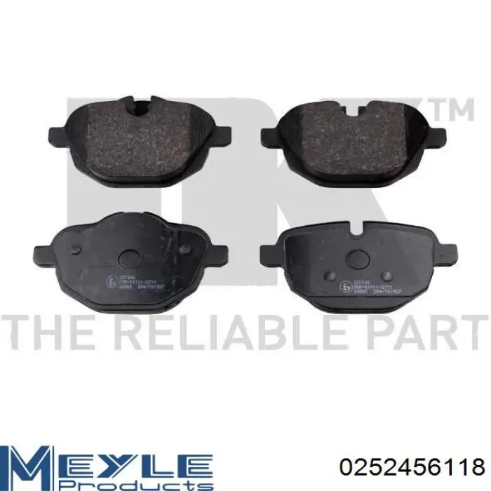 161473 Power Stop Колодки тормозные дисковые комплект