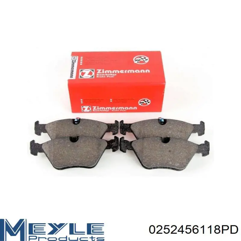 Колодки дисковые  Meyle 0252456118PD цена, от 40.72 USD