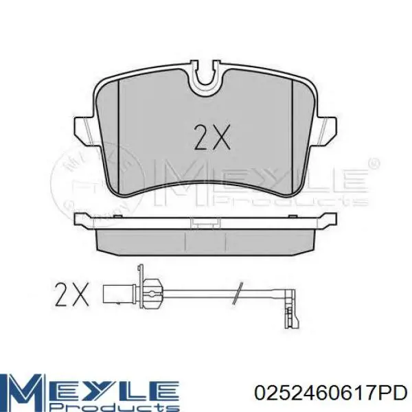 231547 Power Stop Колодки тормозные дисковые комплект