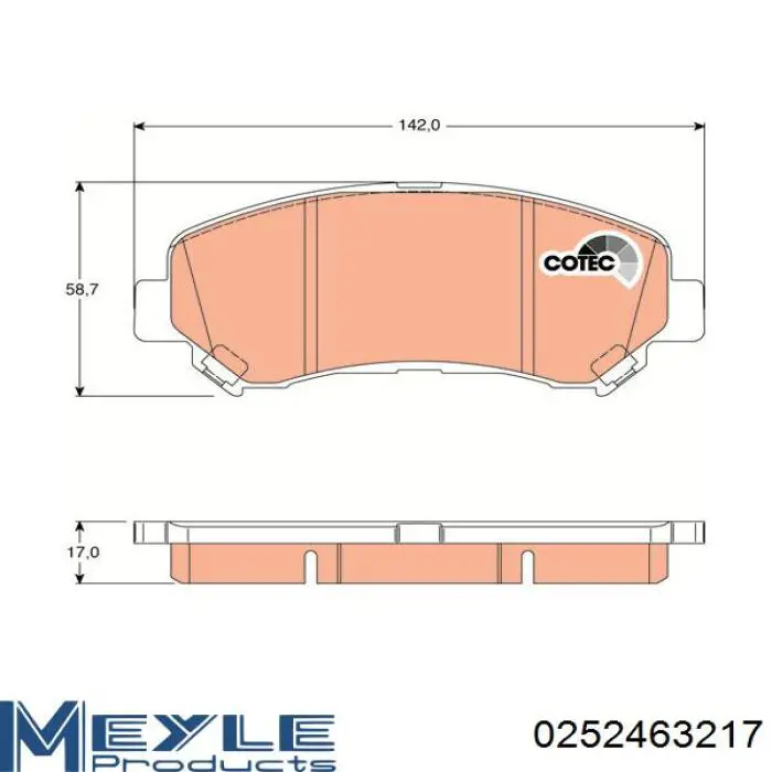 Передние тормозные колодки 71177BAAP Aplus