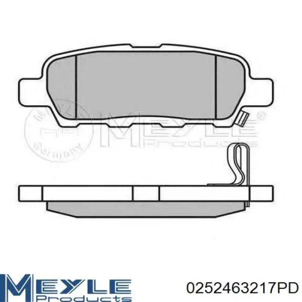 0252463217PD Meyle Колодки передние