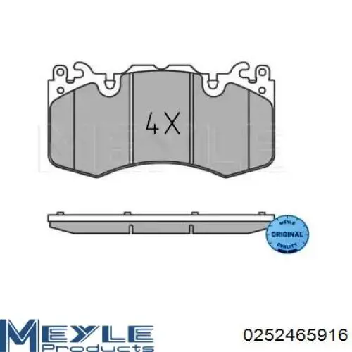 Передние тормозные колодки DP42064R EBC Brakes