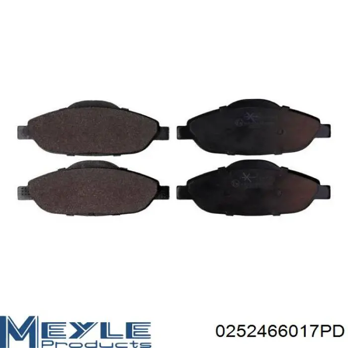Колодки Meyle 0252466017PD цена, от 25.34 USD