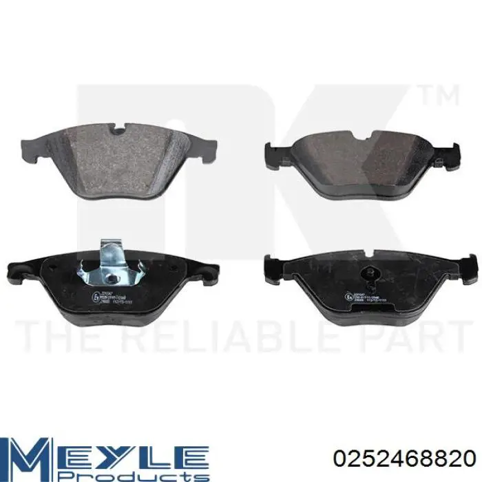 Купить 0252468820 Meyle Колодки тормозные