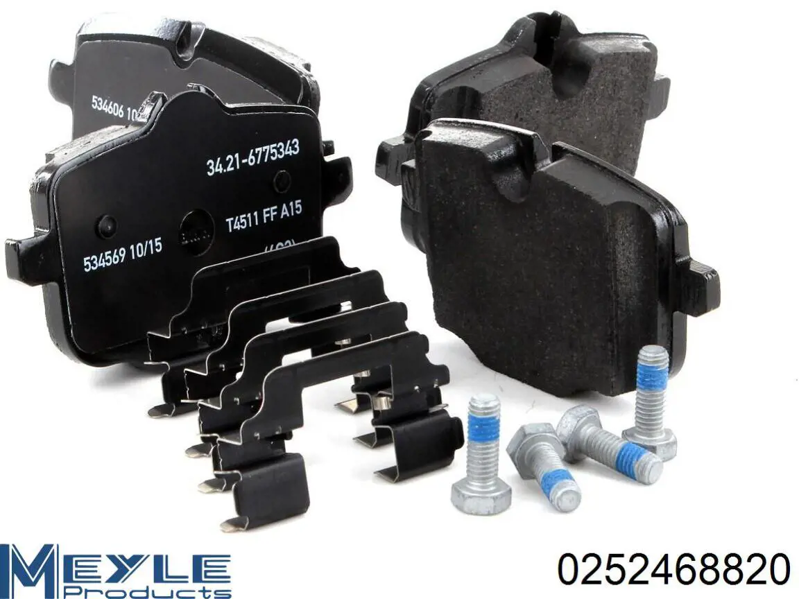 Колодки Meyle 0252468820 цена, от 91.07 USD