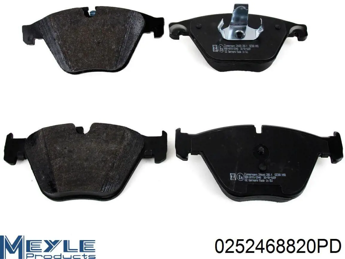 Передние тормозные колодки 0252468820PD Meyle