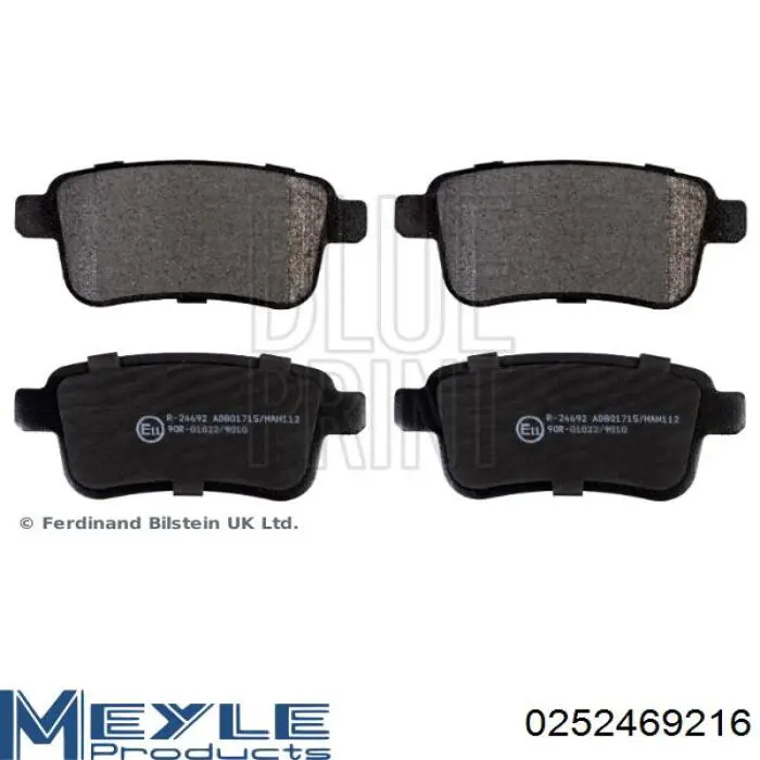 Купить RD3323DB1786 Rider Колодки тормозные задние, дисковые