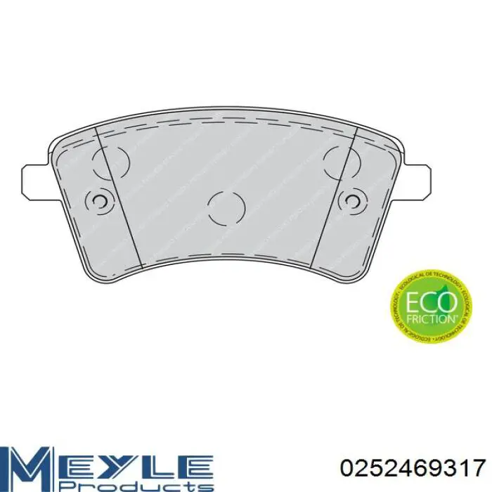 D314E Dafmi Колодки передние