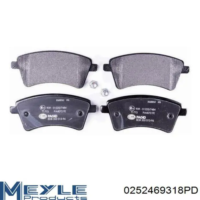 Тормозные колодки Meyle 0252469318PD