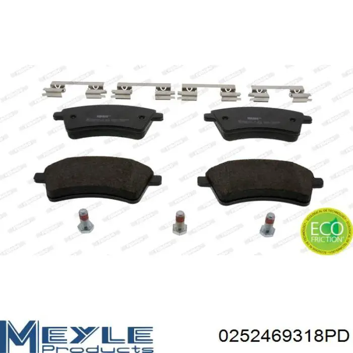 Передние тормозные колодки 8660006319 Renault (RVI)
