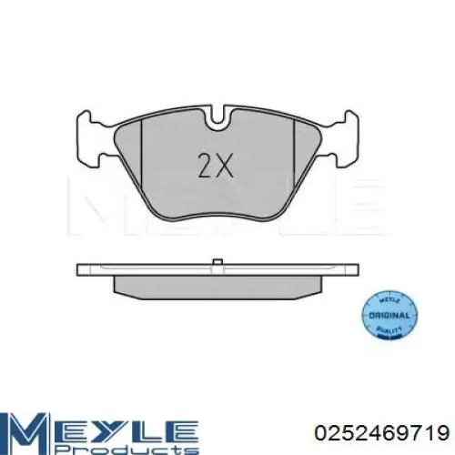 Передние тормозные колодки CKB28 CTR