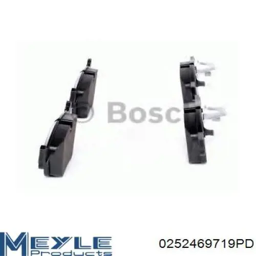 Купить 0252469719PD Meyle Колодки тормозные