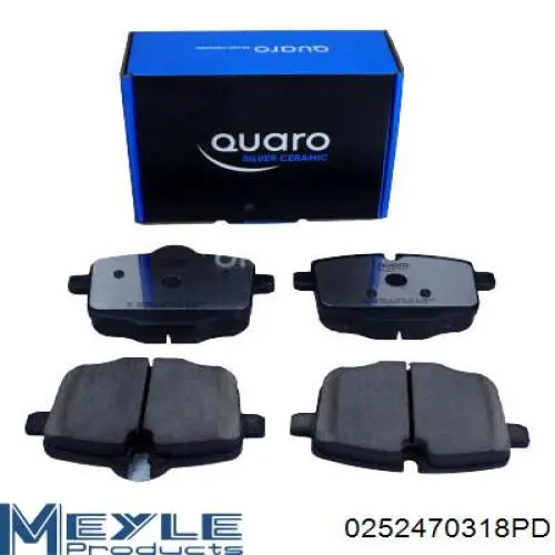 Купить 0252470318PD Meyle Колодки тормозные задние, дисковые
