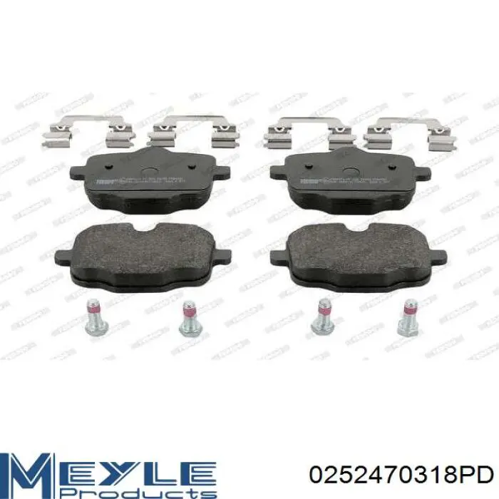 Колодки дисковые  Meyle 0252470318PD цена, от 57.45 USD