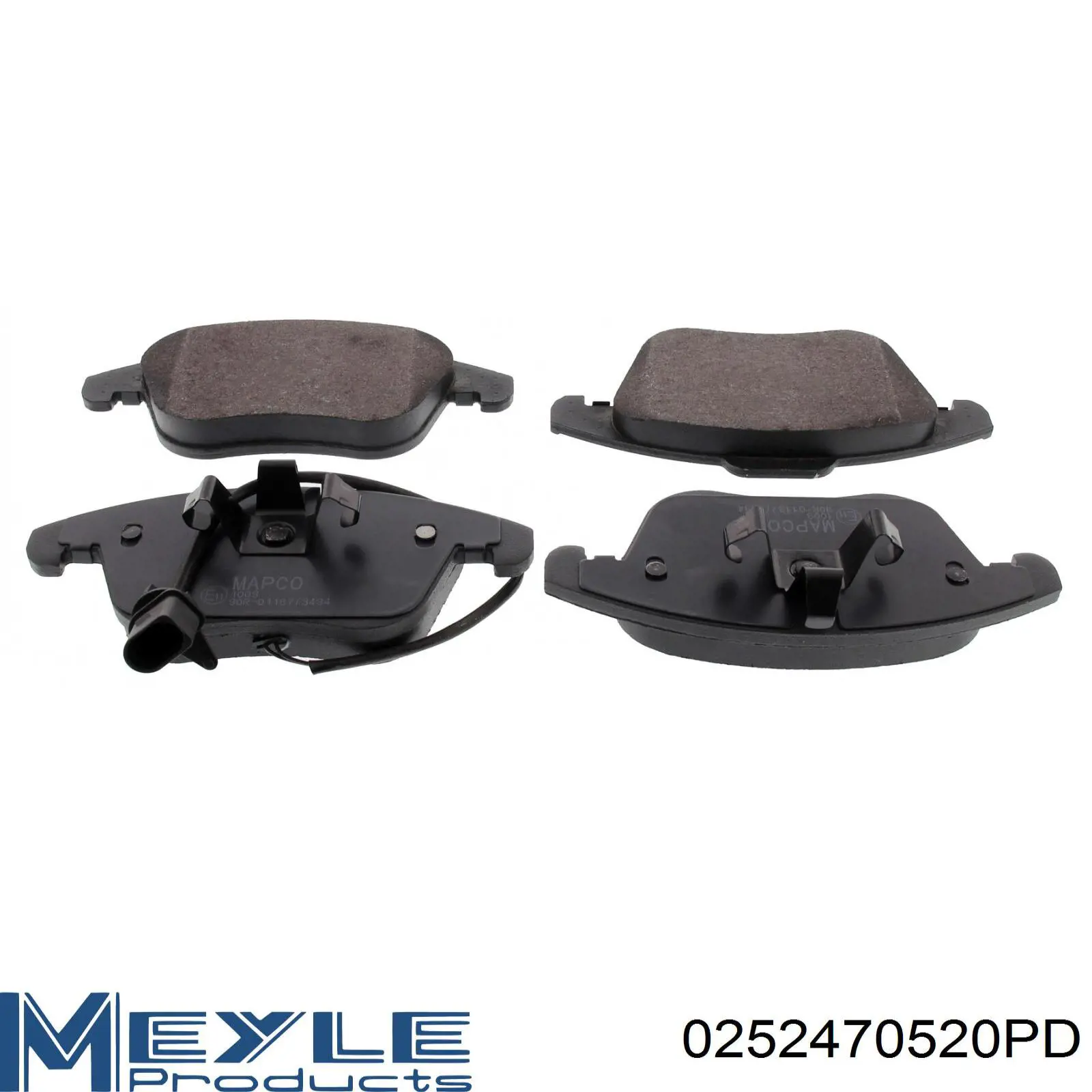 Передние тормозные колодки 986495129 Bosch