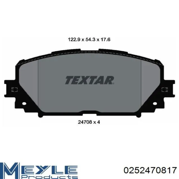 Тормозные колодки CTR CKT160