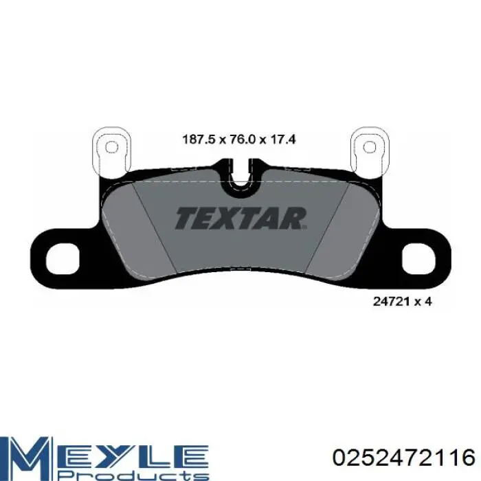 Купить 231453 Power Stop Колодки тормозные задние, дисковые