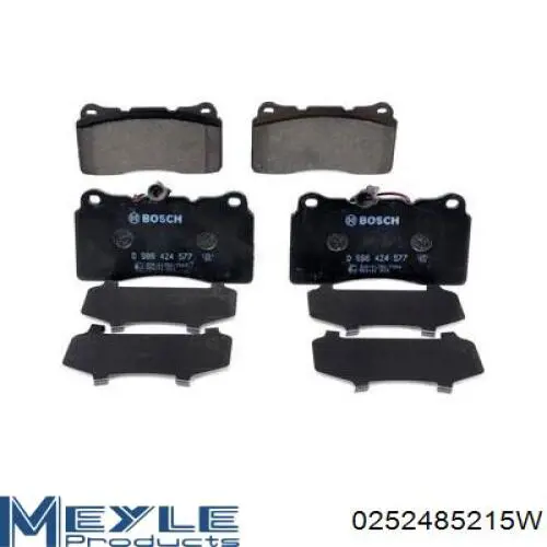 Колодки Meyle 0252485215W цена, от 35.50 USD