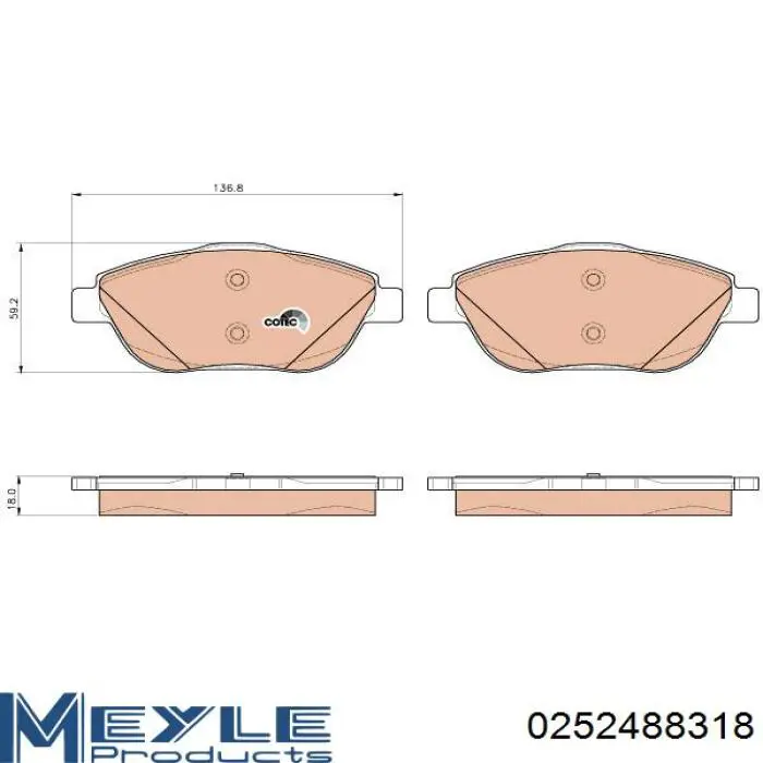 Тормозные колодки VALEO 302148