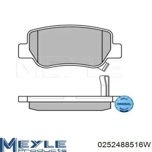 BPR052S ADG Колодки тормозные дисковые комплект