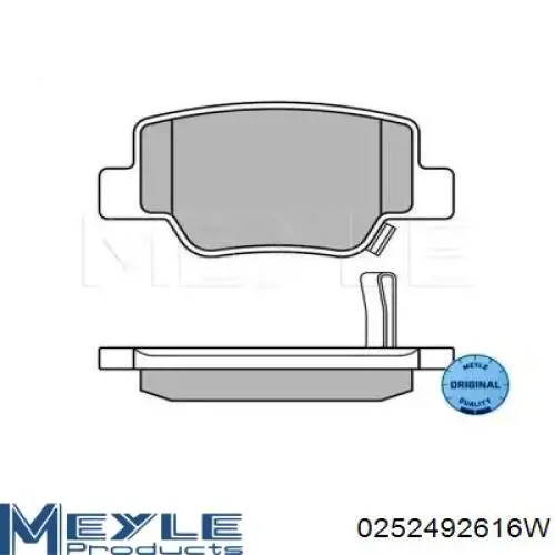 Задние тормозные колодки BPA145202 Open Parts