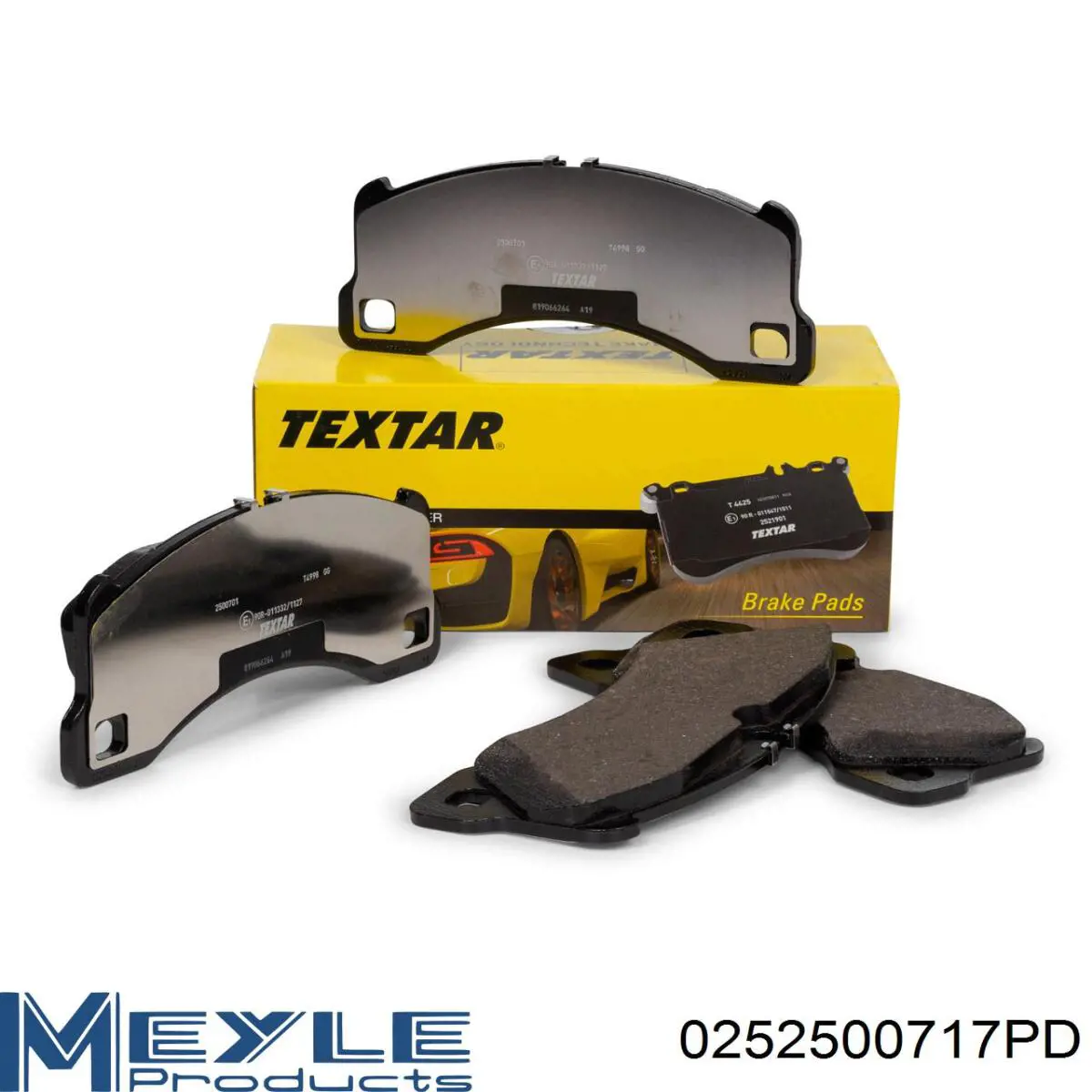 Купить 0252500717PD Meyle Колодки тормозные