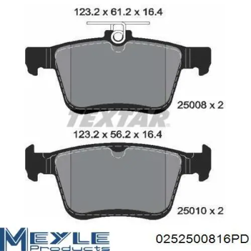 Задние тормозные колодки DP42153R EBC Brakes