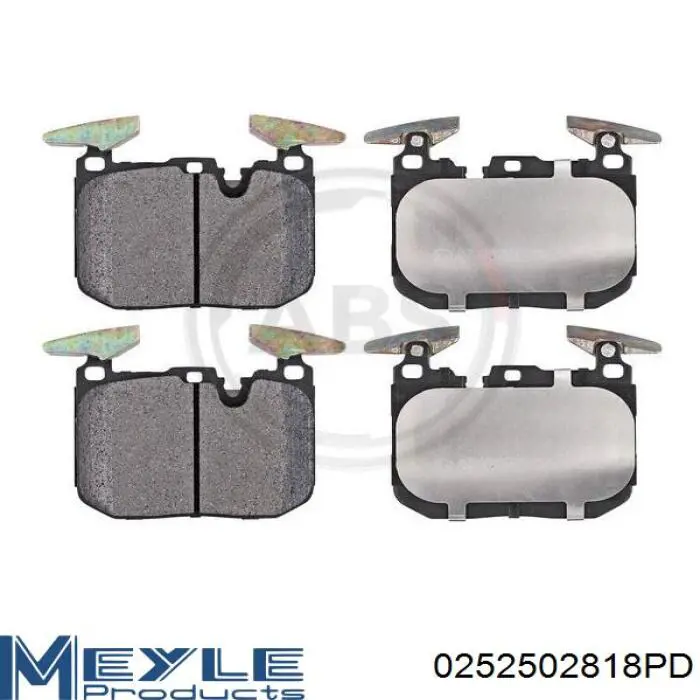0252502818PD Meyle Колодки передние