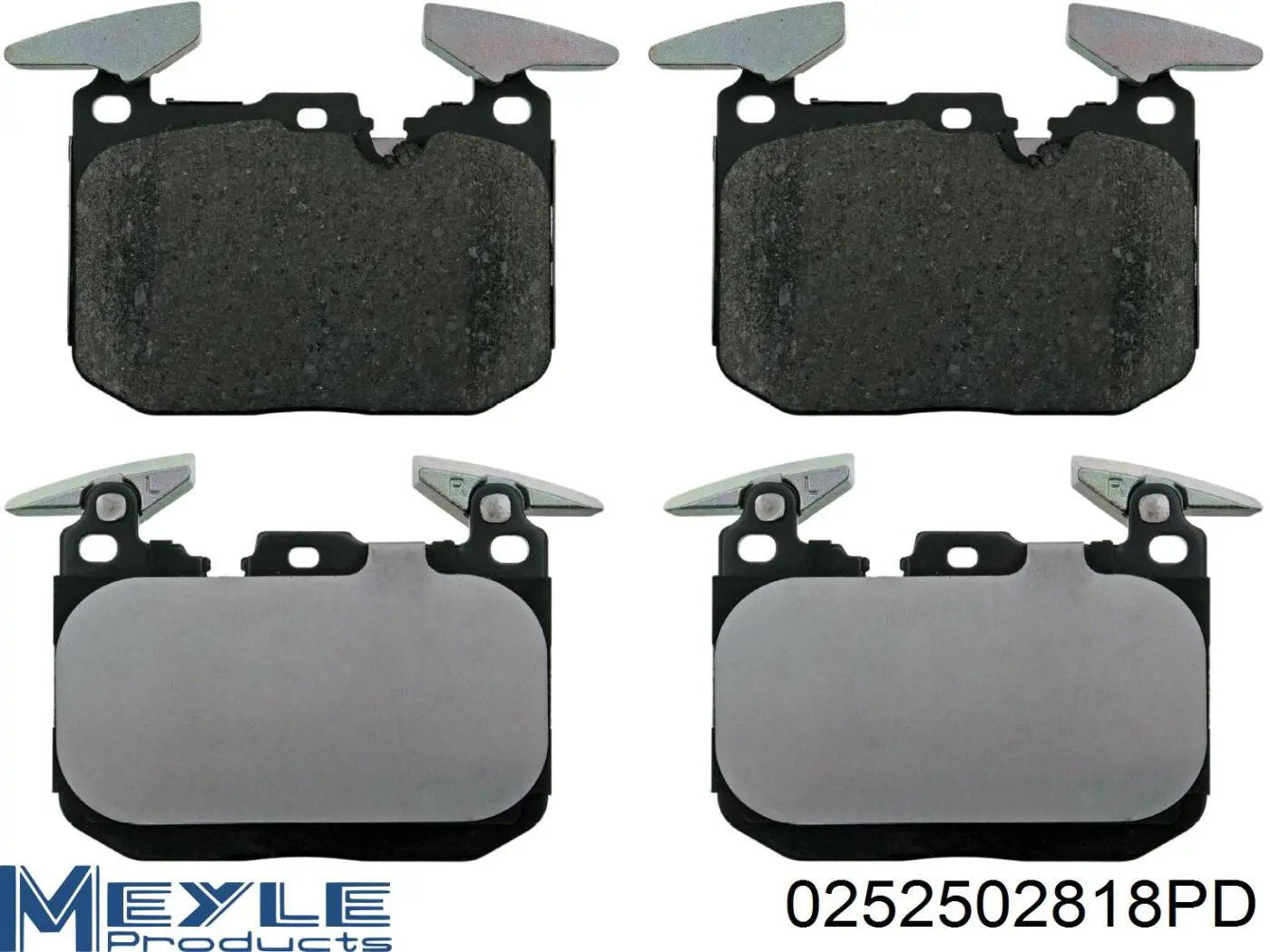 Колодки Meyle 0252502818PD цена, от 79.47 USD