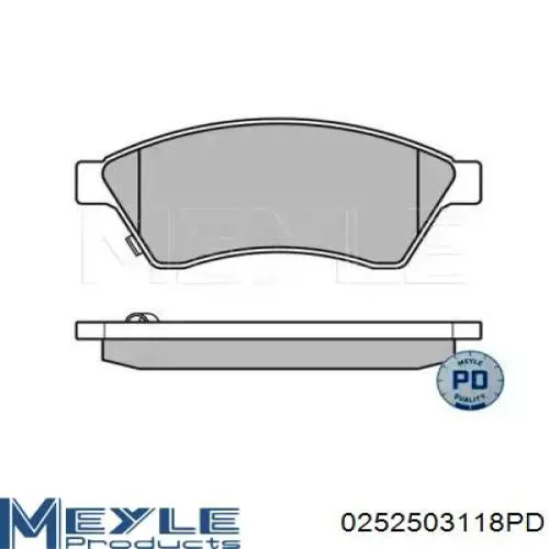 Передние тормозные колодки D296E Dafmi